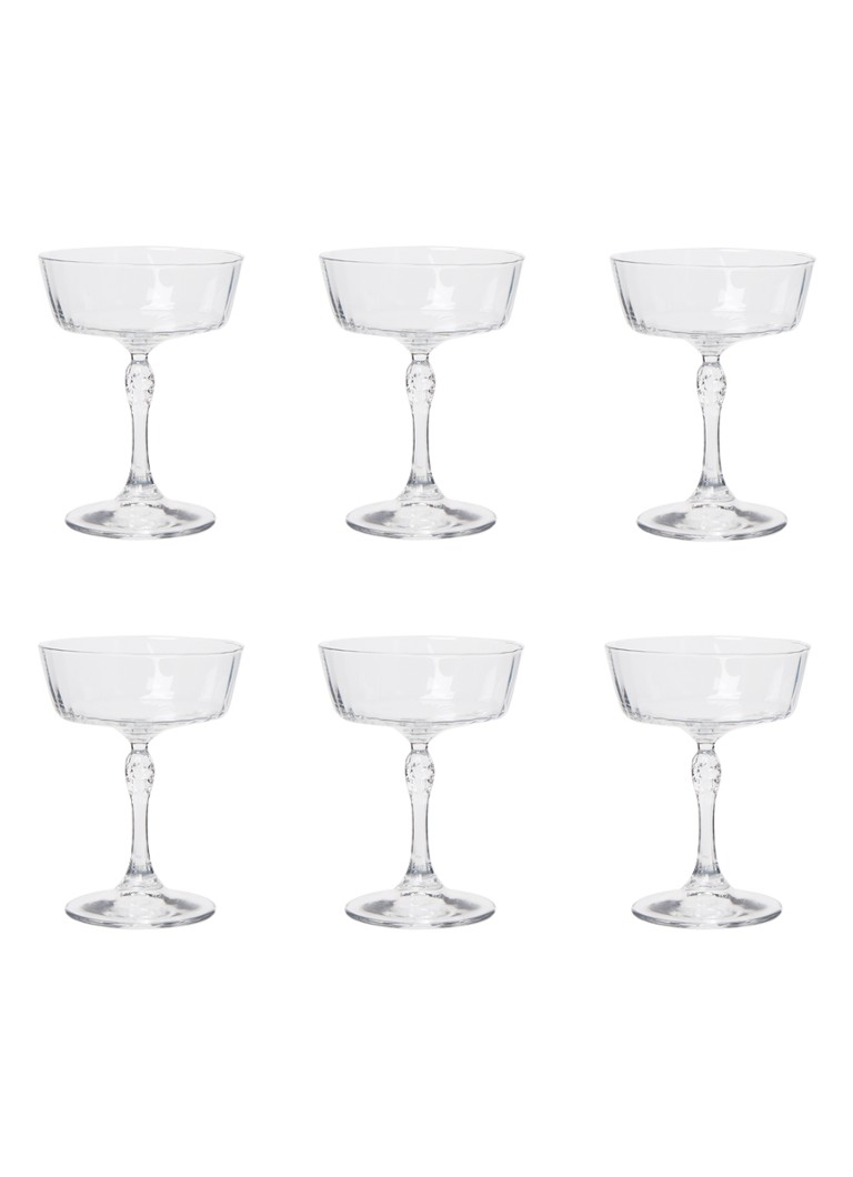 Bormioli Rocco America '20s cocktailglas 27,5 cl set van 6 Transparant - Deal
