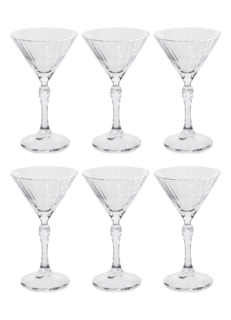 Bormioli Rocco America '20s martiniglas 74,5 cl set van 6 Transparant - Deal