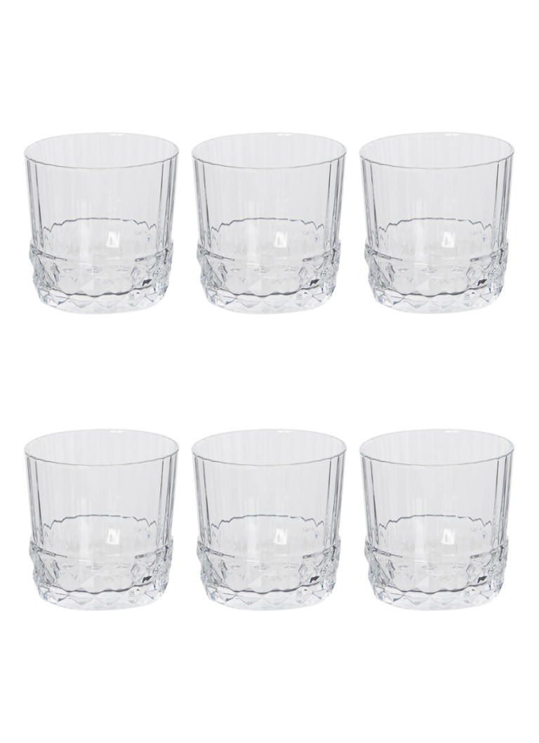 Bormioli Rocco America '20s whiskeyglas 30 cl set van 6 Transparant - Deal