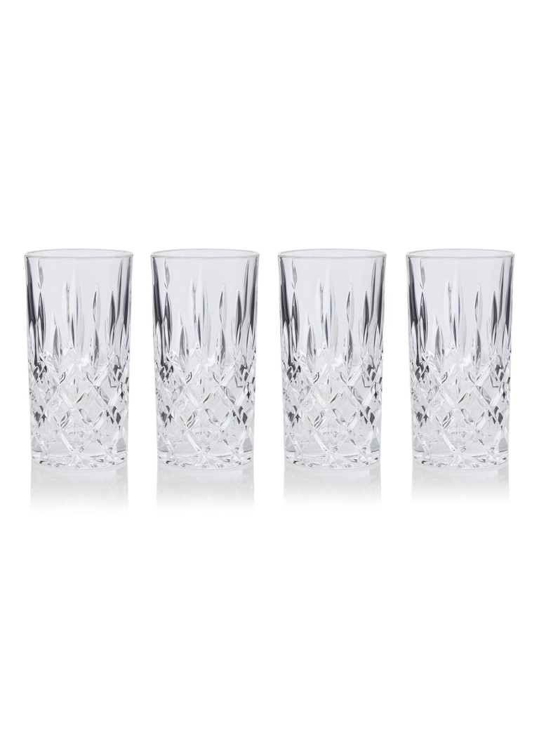 Nachtmann Noblesse longdrink glas set van 4 Transparant - Deal