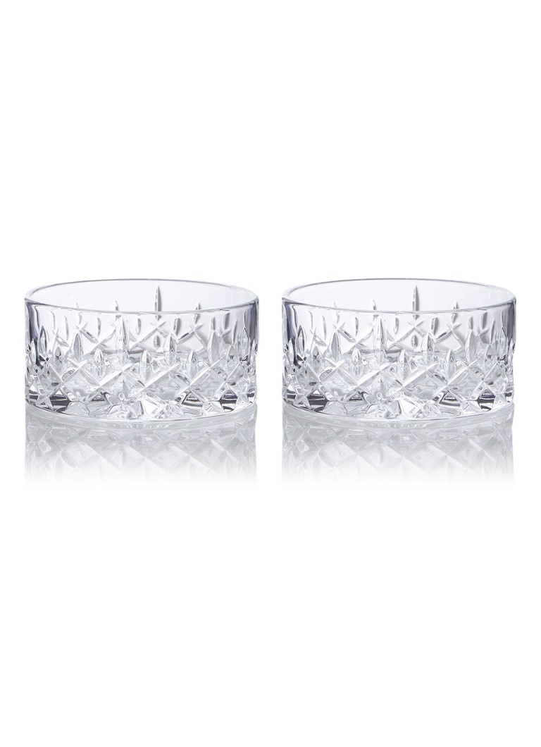 Nachtmann Noblesse partyschaal 11 cm set van 2 Transparant - Deal