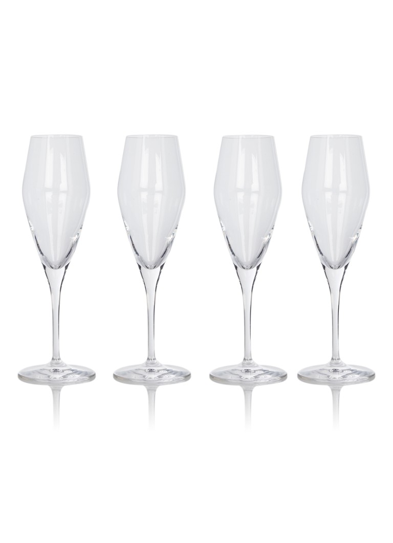 Nachtmann Champagneglas set van 4 Transparant - Deal