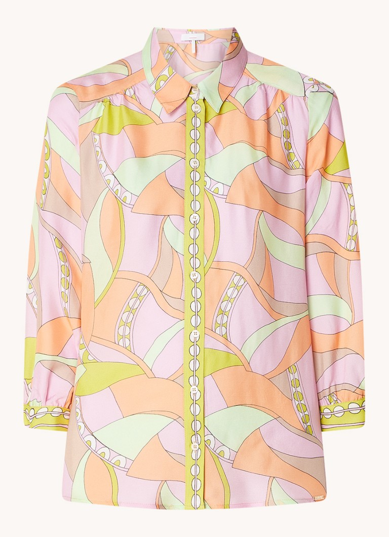 CINQUE Dames Citill blouse met grafische print in de kleur Lichtroze