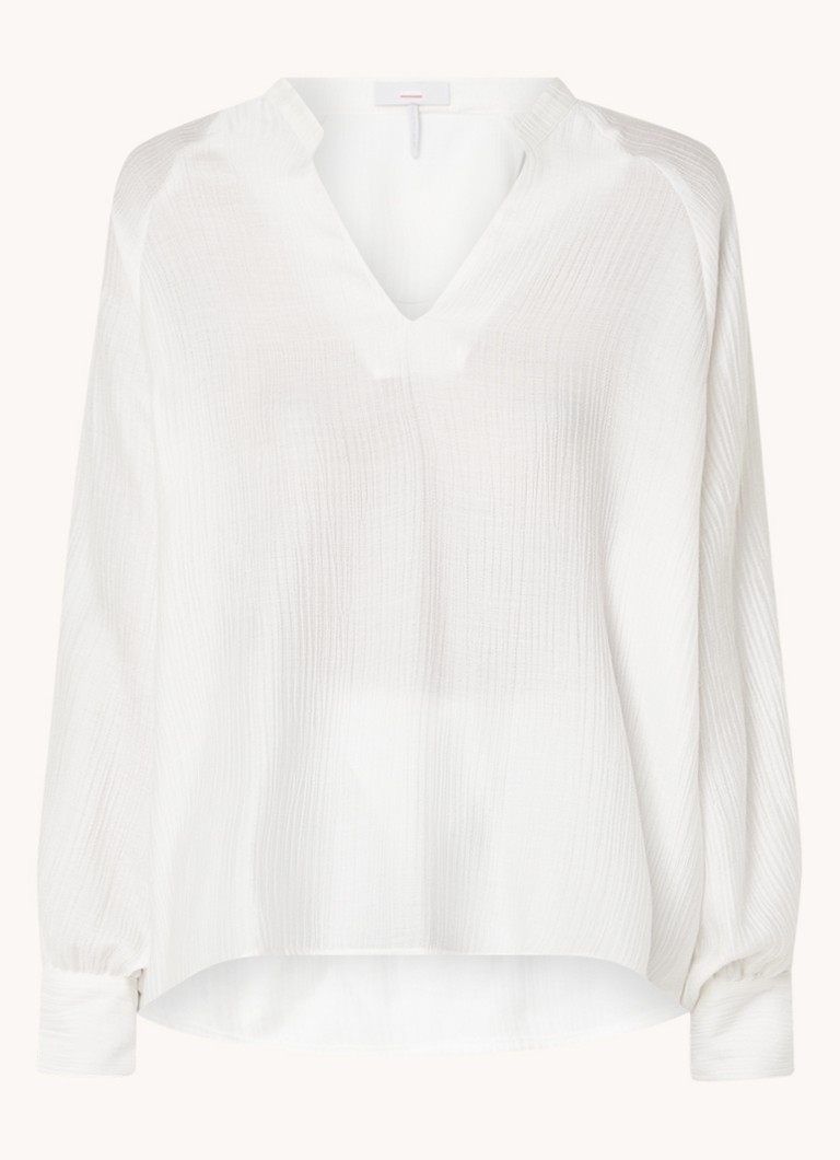 CINQUE Dames Cipalmino oversized tuniek met structuur in de kleur Wit