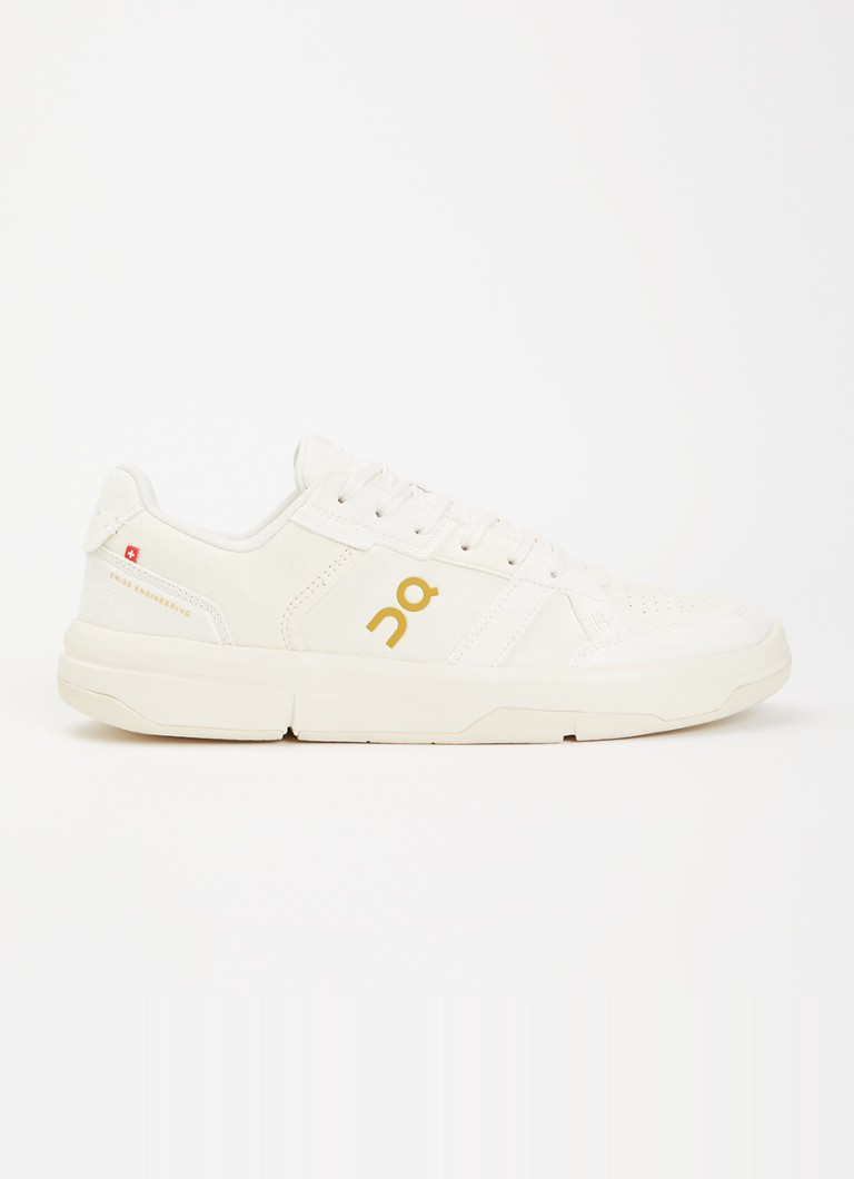 On Heren The Roger Clubhouse ace sneaker met logo in de kleur Ivoor, maat: 41