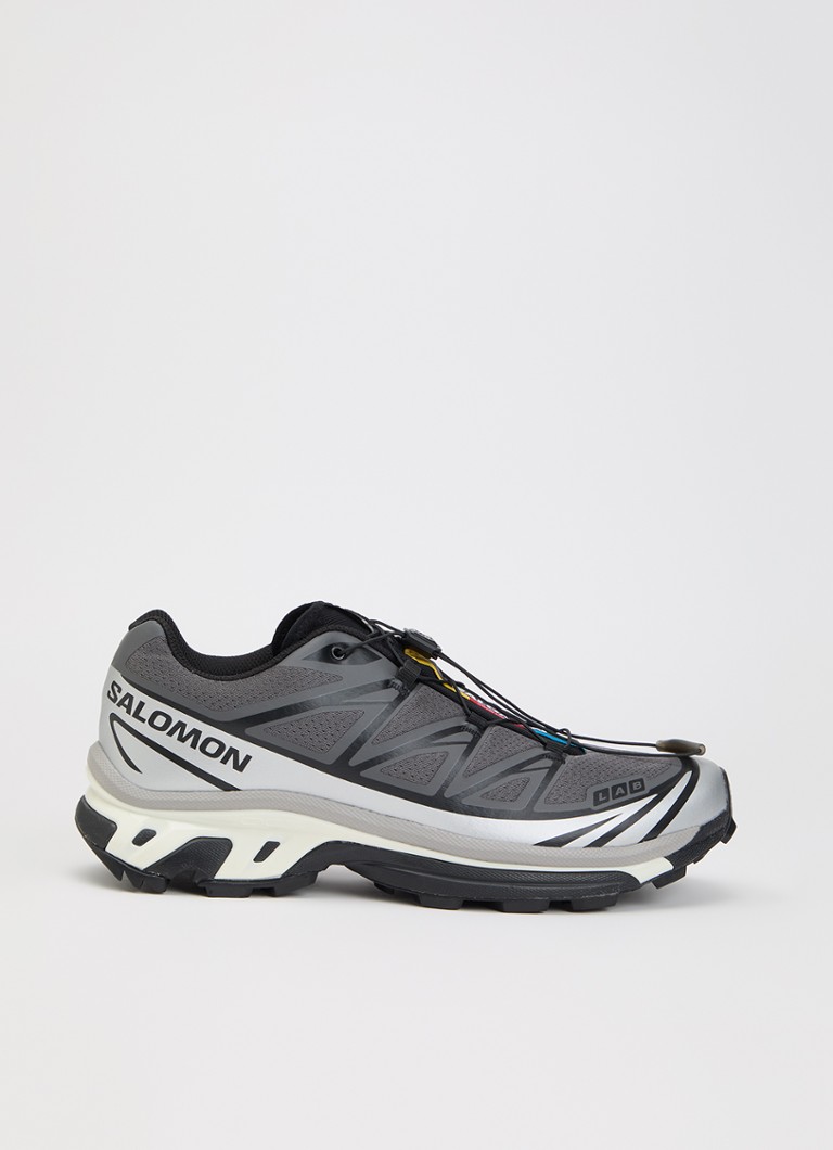Salomon Heren XT-6 sneaker met mesh details in de kleur Grijs, maat: 46