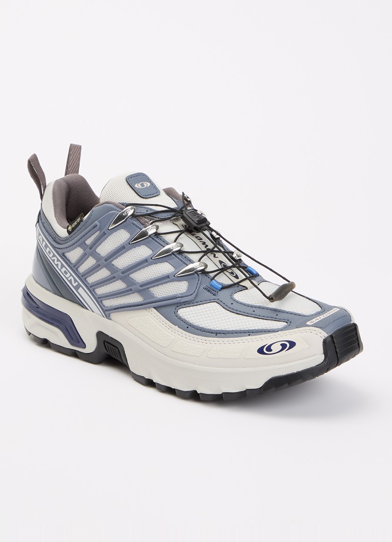 Salomon Heren ACS Pro GTX sneaker met mesh details in de kleur Blauwgrijs, maat: 44