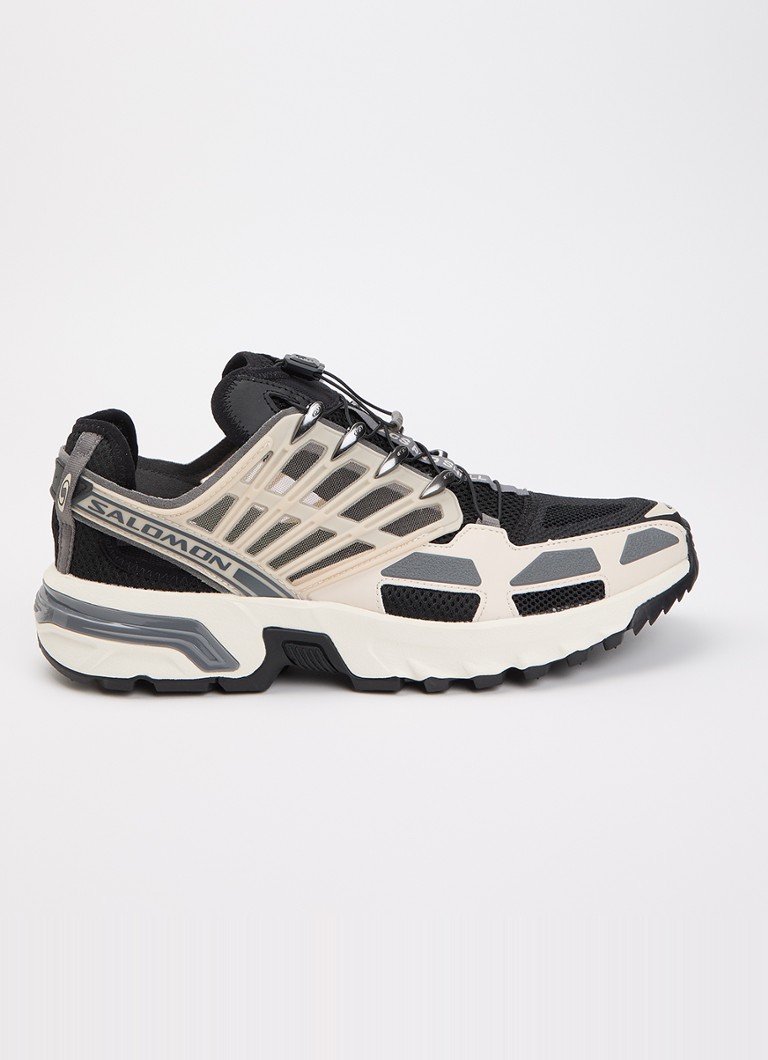 Salomon Heren Acs Pro Shell sneaker van mesh met logo in de kleur Grijs, maat: 42