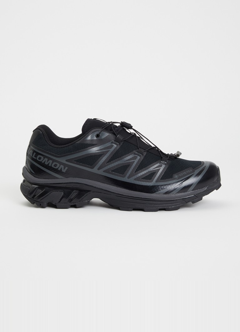 Salomon Heren XT-6 Gore-Tex sneaker met mesh details in de kleur Zwart, maat: 46