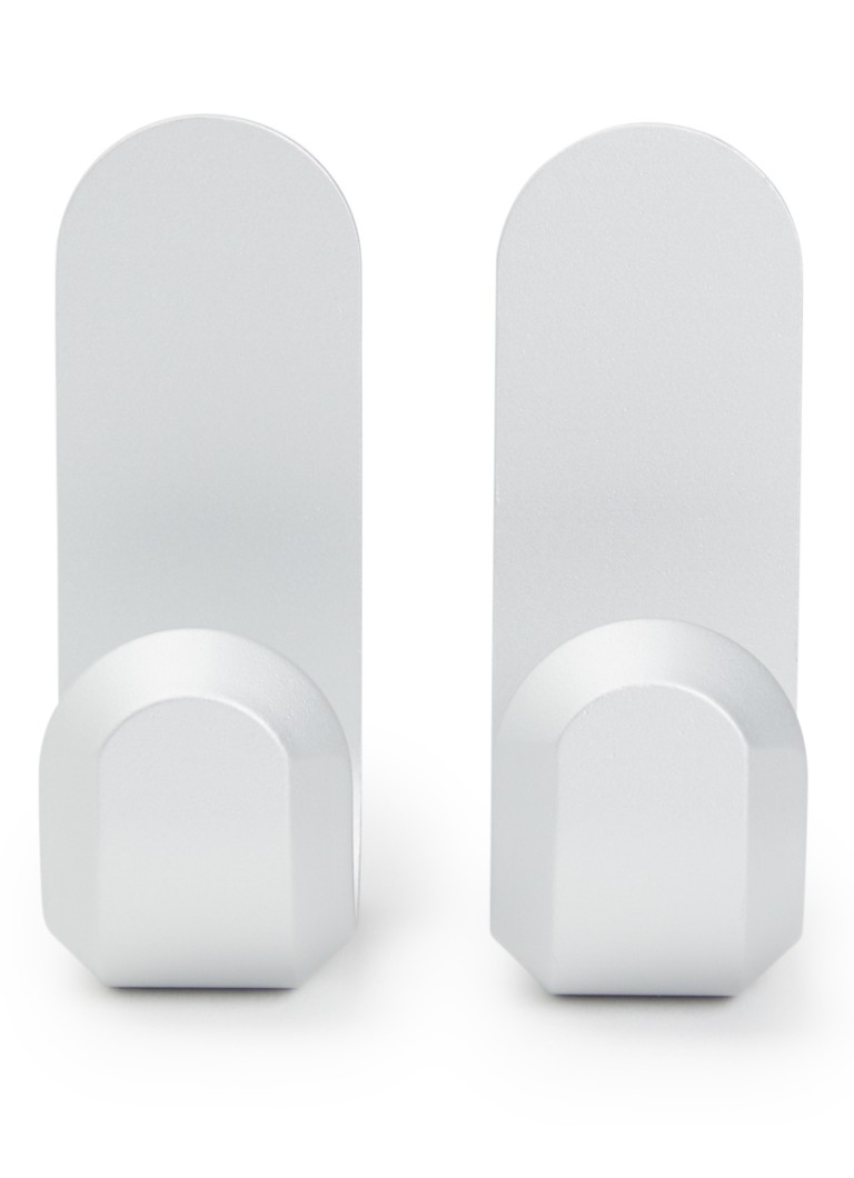 Normann Copenhagen Curve Mini wandhaak set van 2 Zilver - Deal