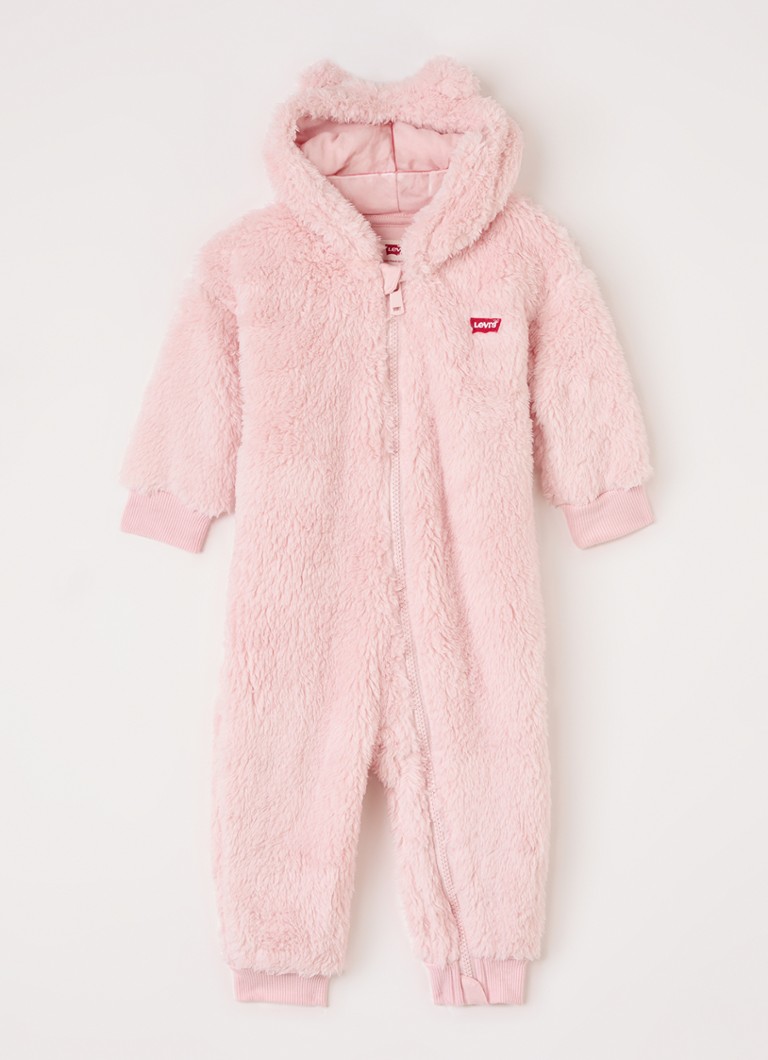 Levi's Meisjes Babypak met logoborduring in de kleur Lichtroze, maat: 18M=86