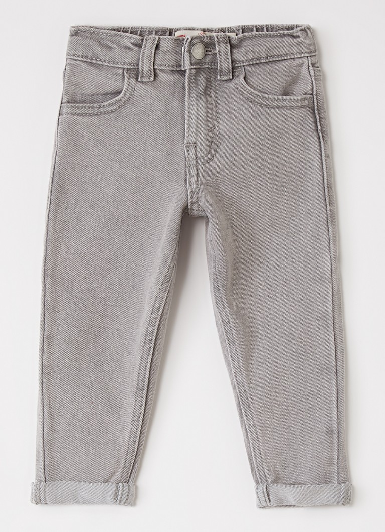 Levi's Jongens Tapered jeans met steekzakken in de kleur Grijs, maat: 24M=92
