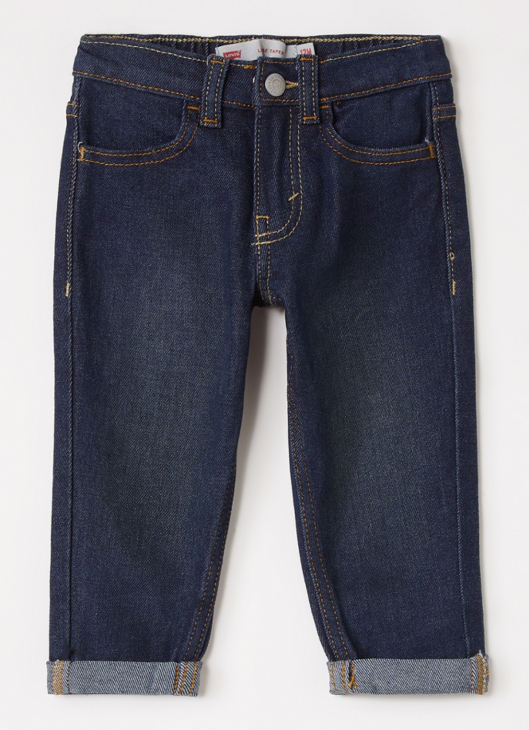 Levi's Jongens Tapered jeans met steekzakken in de kleur Indigo, maat: 24M=92