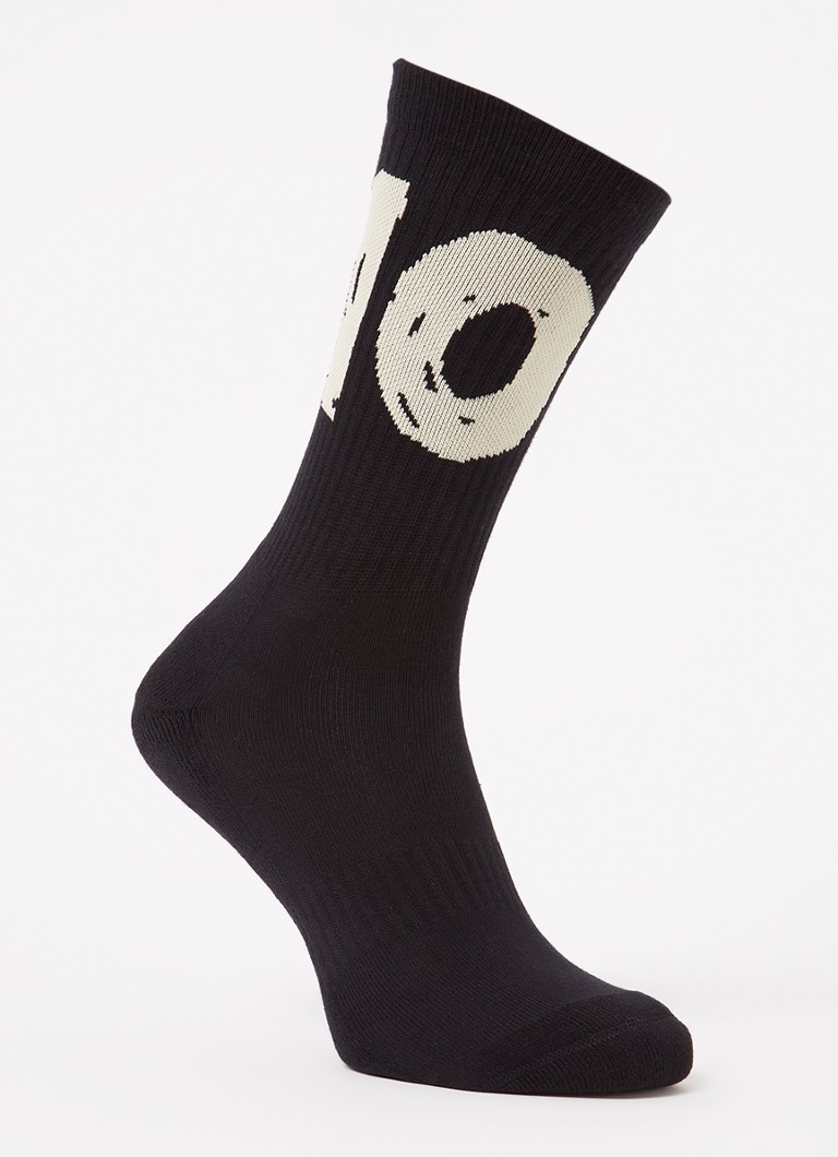 10DAYS Dames Sportsokken met logo in de kleur Zwart