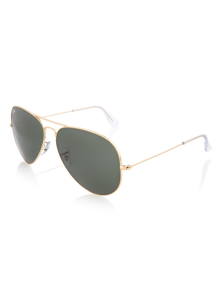 Ray-Ban Aviator Heren Zonnebril RB3025 Goud - Deal