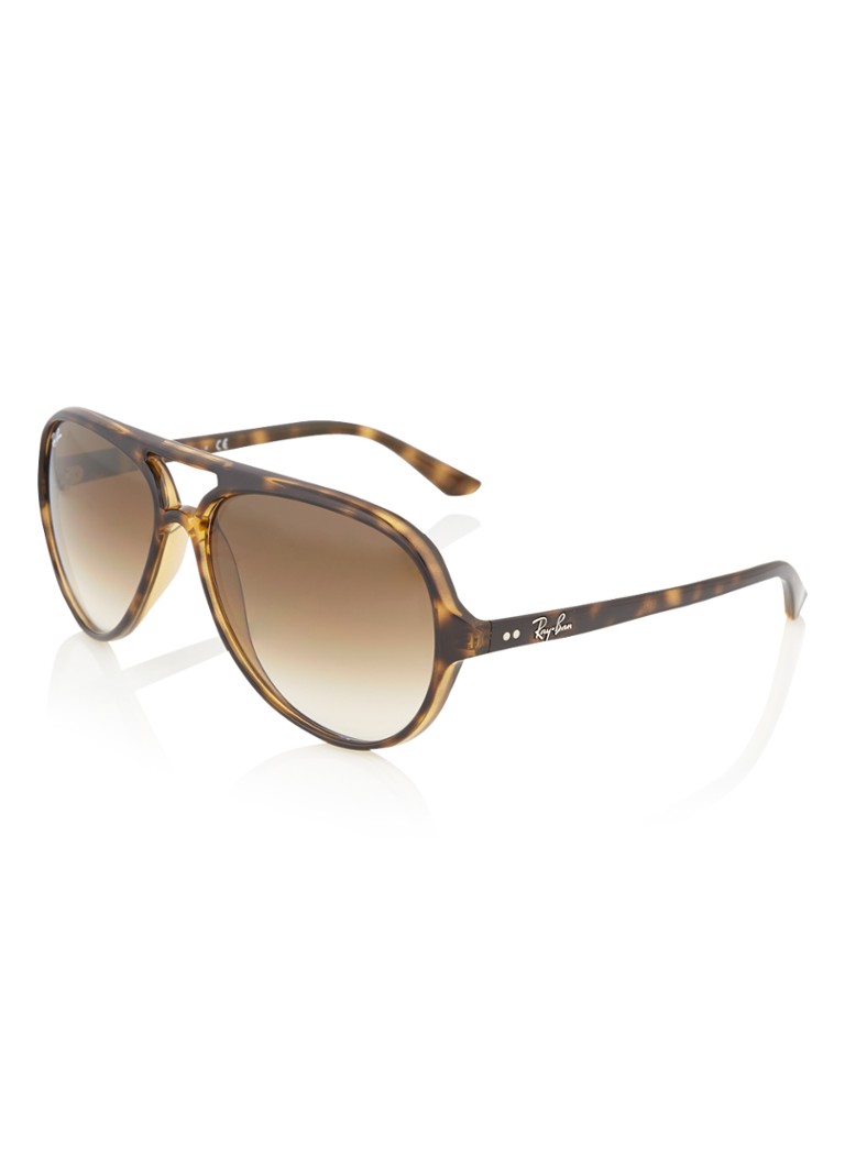 Ray-Ban Aviator Heren Zonnebril RB4125 Bruin - Deal