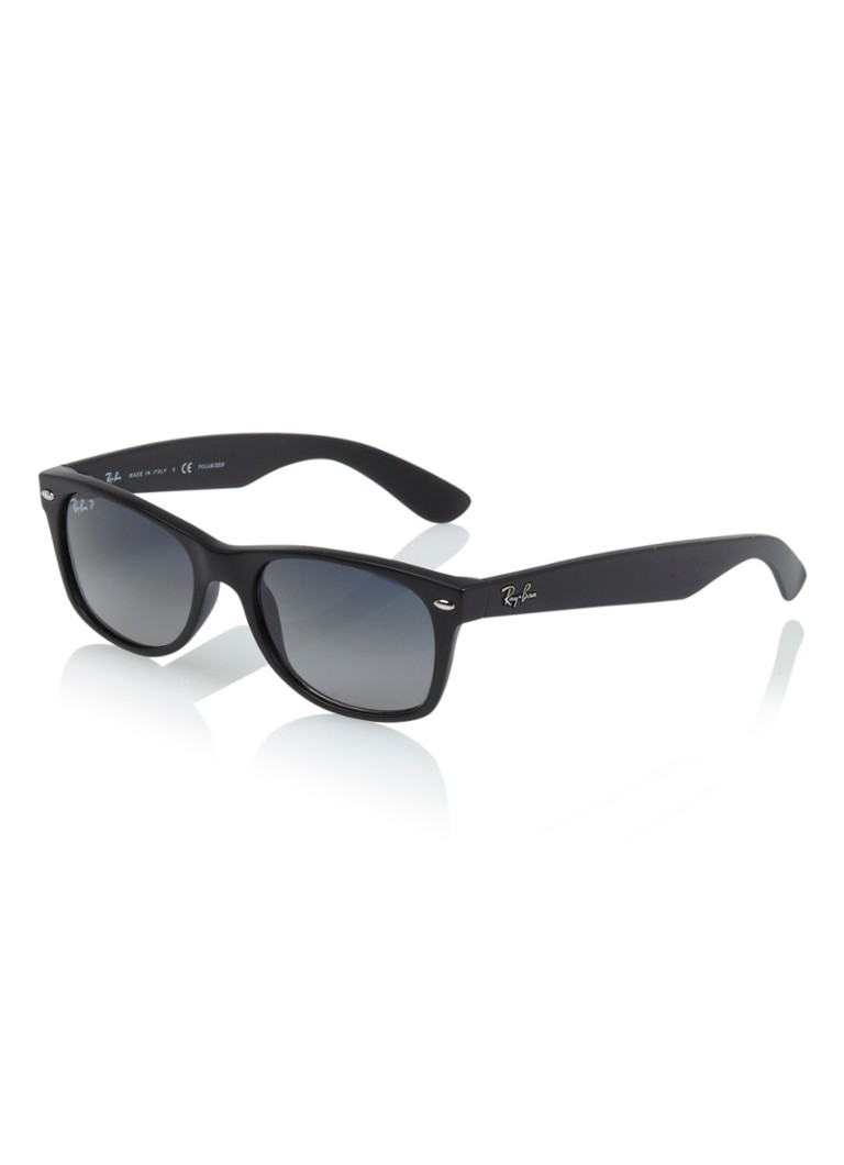 Ray-Ban Wayfarer Heren Zonnebril New Wayfarer gepolariseerd RB2132 Zwart - Deal