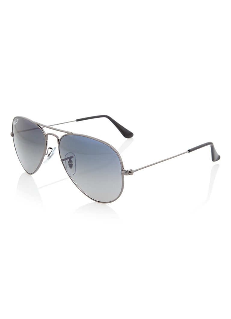 Ray-Ban Aviator Heren Zonnebril gepolariseerd 0RB3025 Grijs - Deal