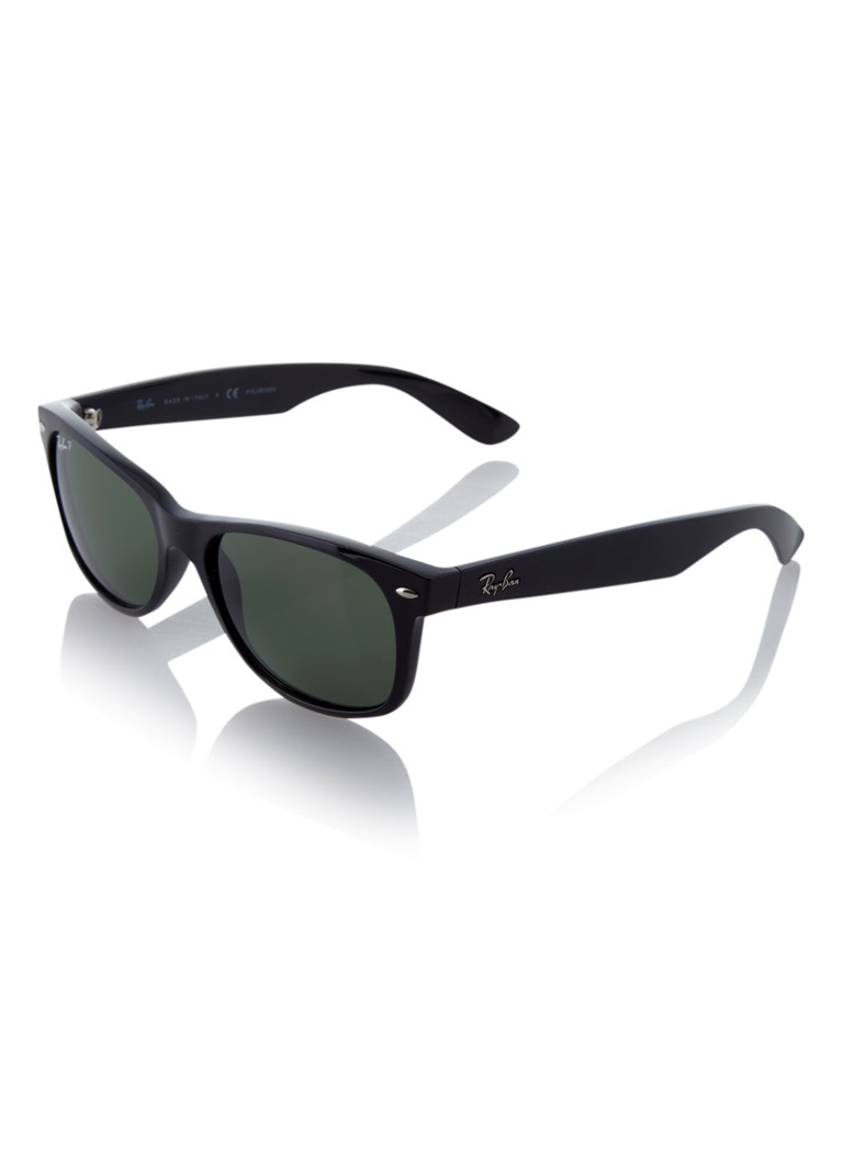 Ray-Ban Wayfarer Heren New Wayfarer zonnebril gepolariseerd RB2132 Zwart - Deal