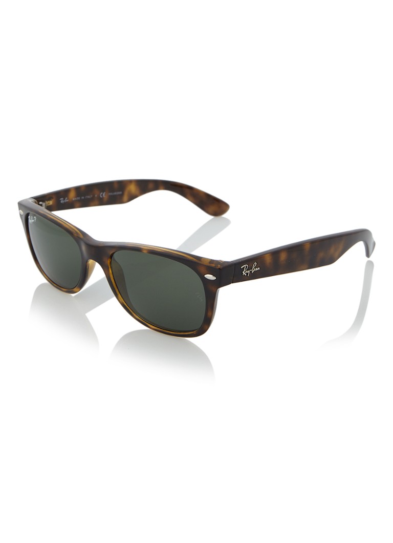 Ray-Ban Wayfarer Heren Zonnebril gepolariseerd 0RB2132 Bruin - Deal