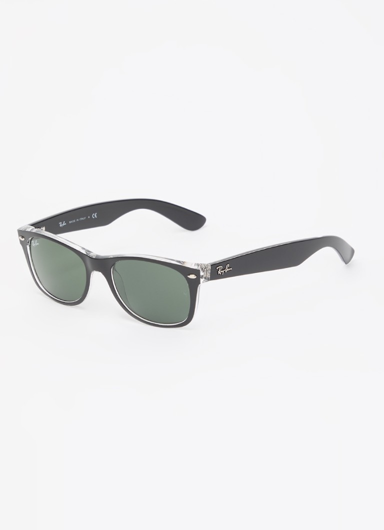 Ray-Ban Heren New Wayfarer zonnebril RB2132 Zwart - Deal