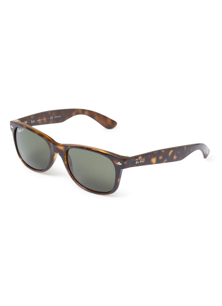 Ray-Ban Wayfarer Heren Zonnebril gepolariseerd RB2132 Bruin - Deal