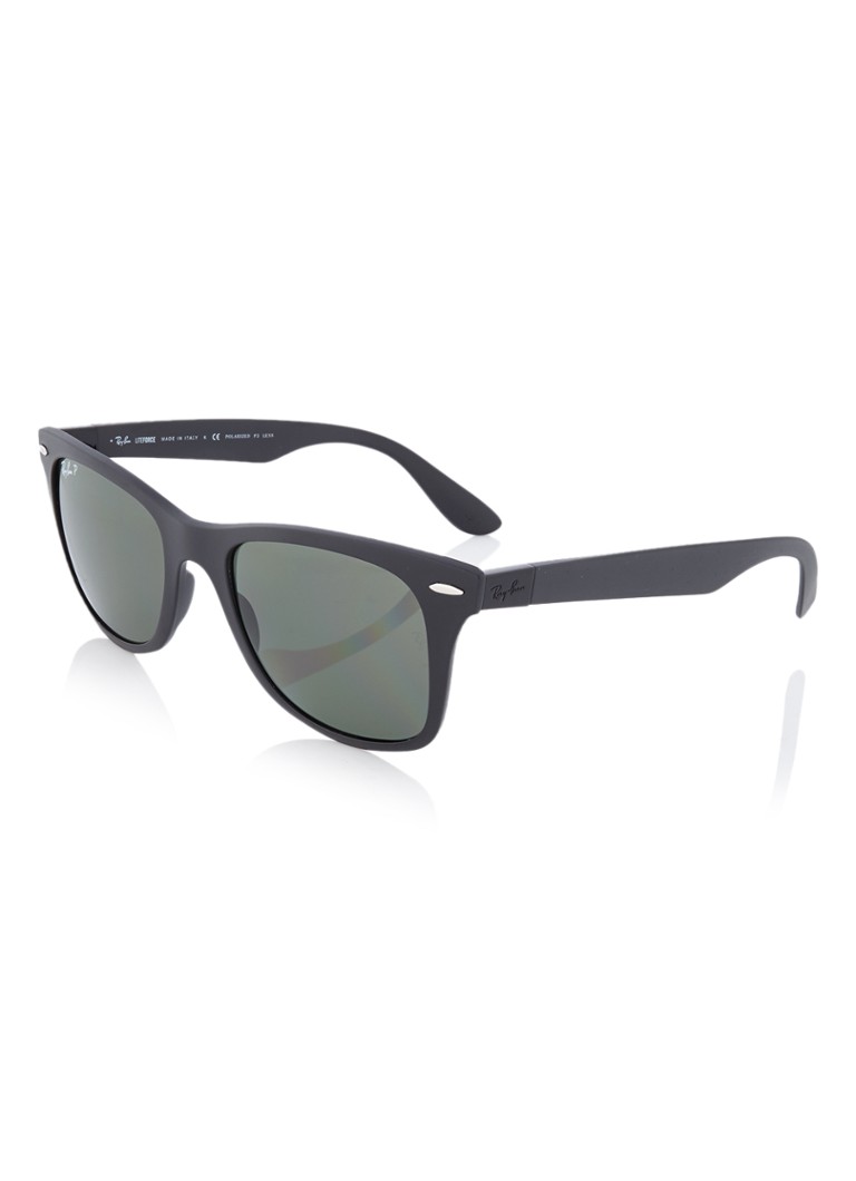 Ray-Ban Wayfarer Heren Zonnebril gepolariseerd 0RB4195 Zwart - Deal
