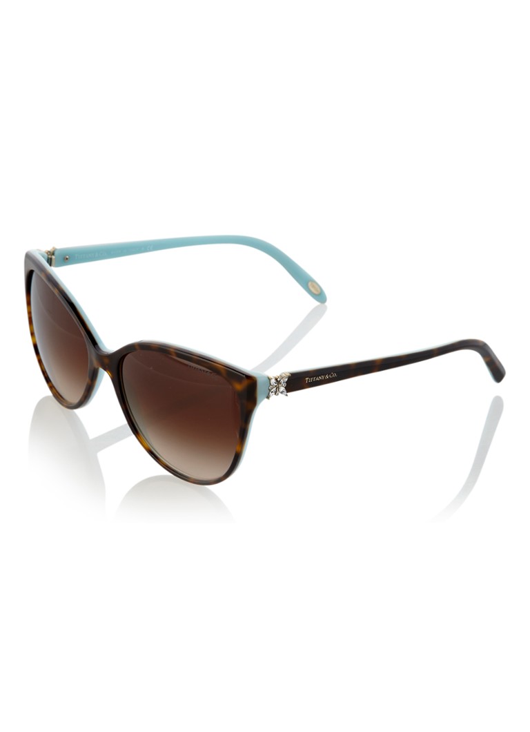 Tiffany & Co. Cat Eye Dames Cat Eye zonnebril TF4089B Grijs