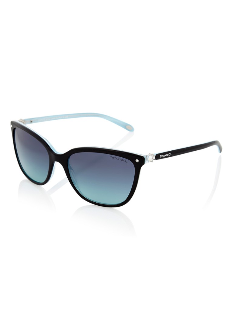 Tiffany & Co. Wayfarer Dames Cat Eye zonnebril TF4105HB Zwart