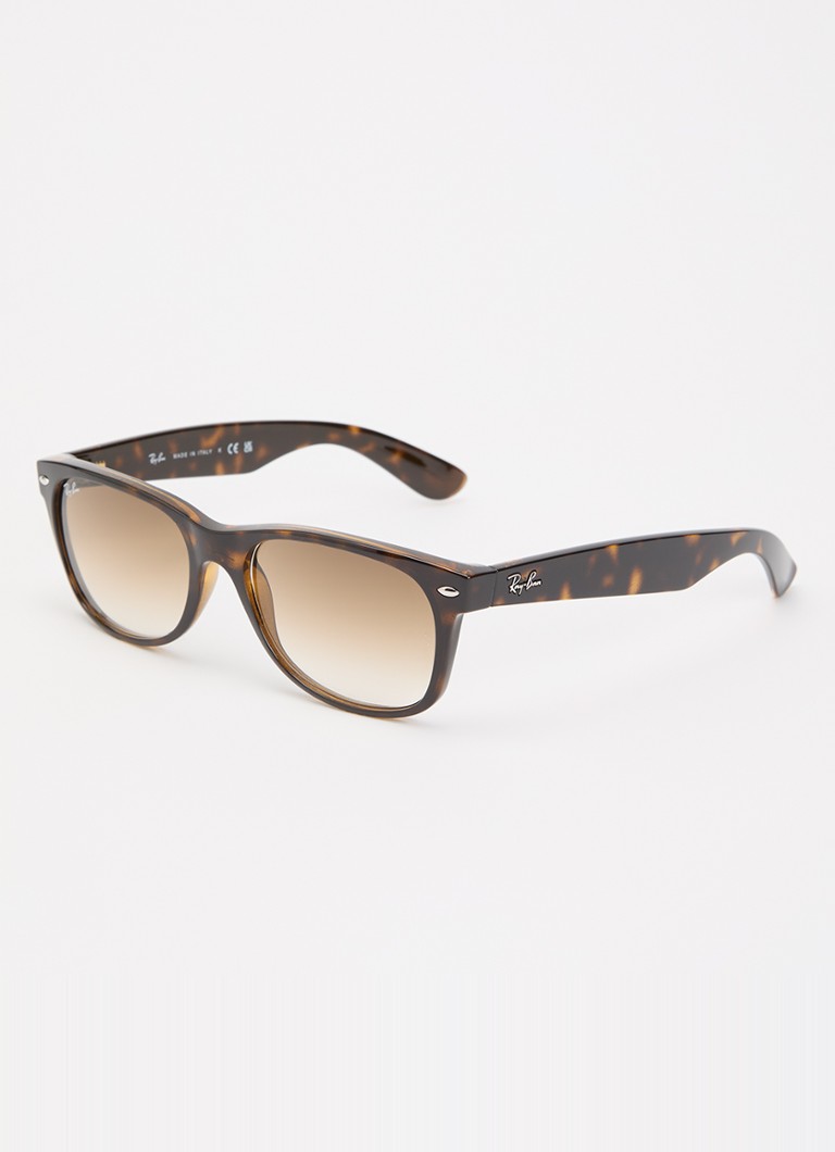 Ray-Ban Heren New Wayfarer zonnebril RB2132 Bruin - Deal