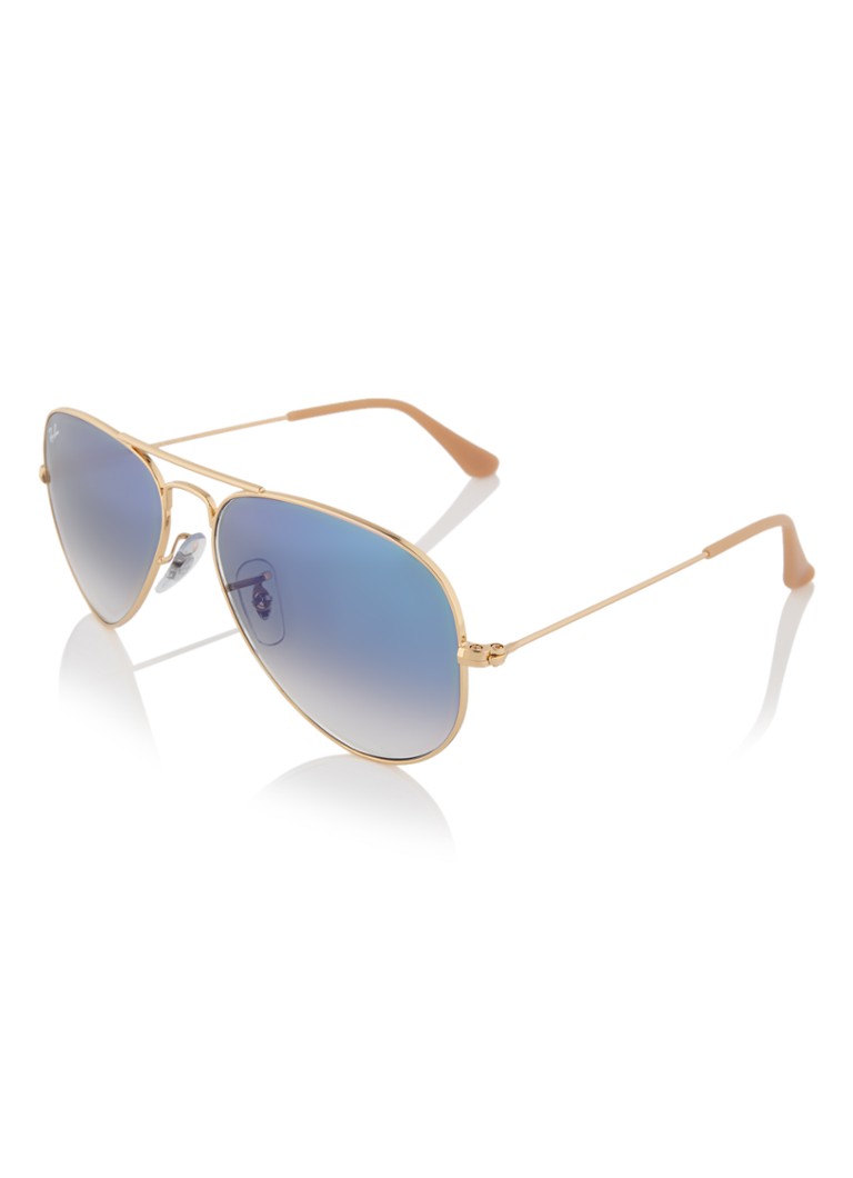 Ray-Ban Aviator Heren Zonnebril RB3025 Goud - Deal