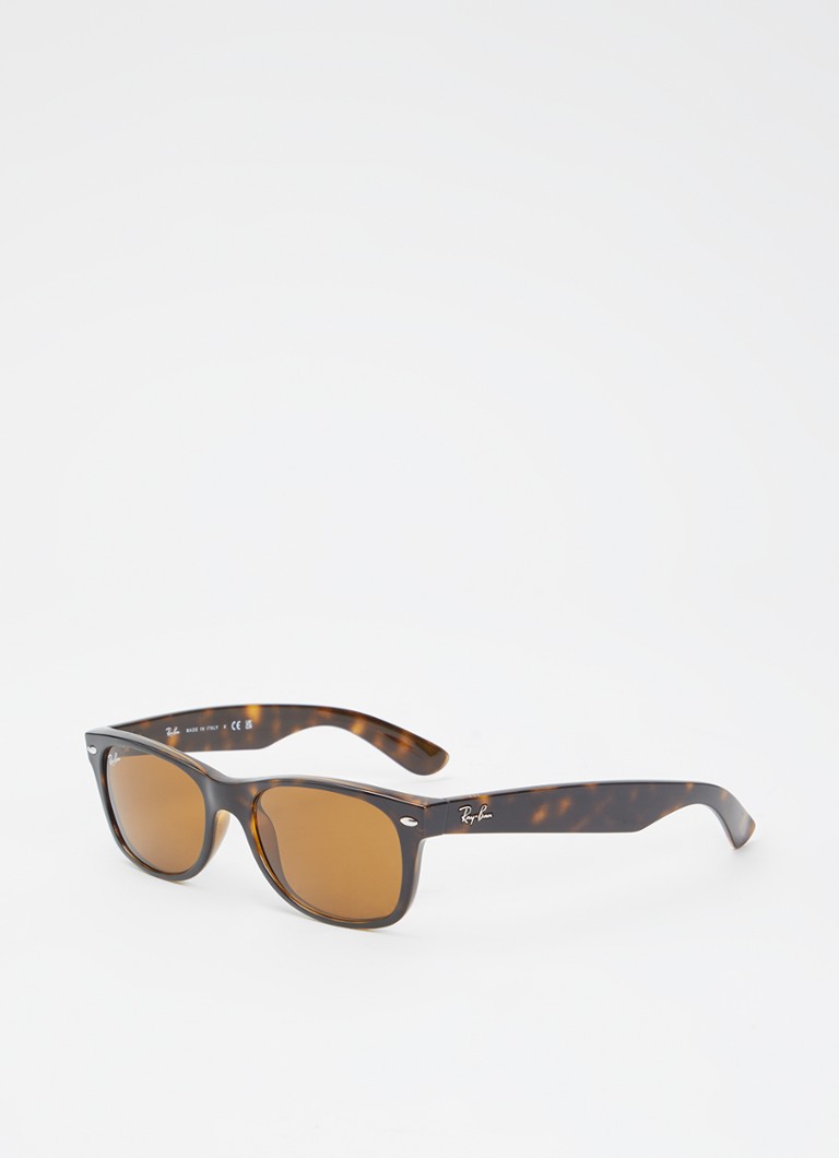 Ray-Ban Dames New Wayfarer zonnebril RB2132 Bruin - Deal