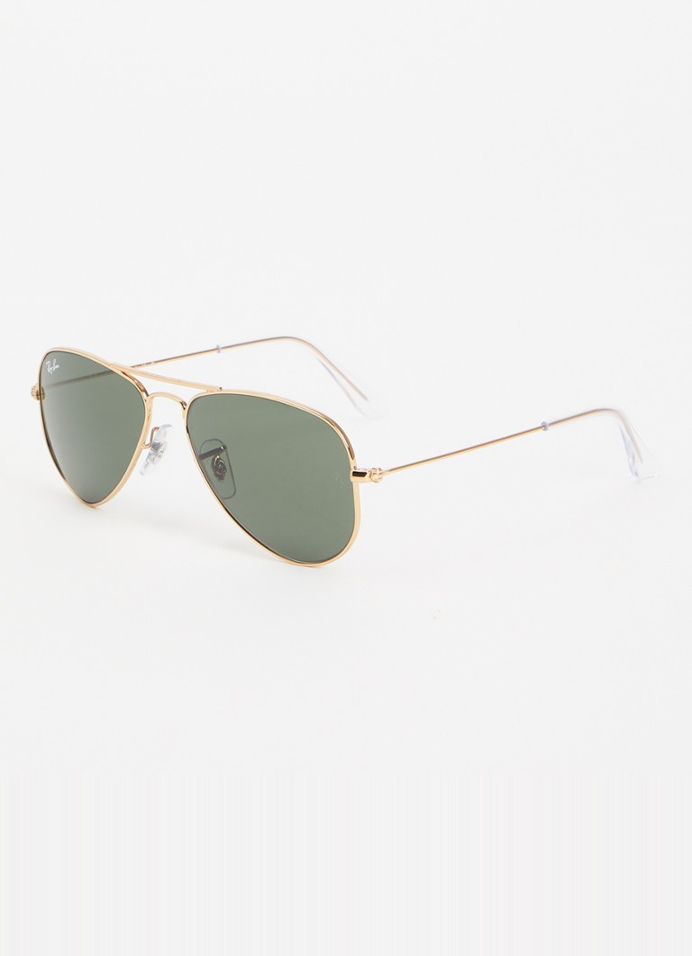 Ray-Ban Dames Aviator Small zonnebril RB3044 Goud - Deal