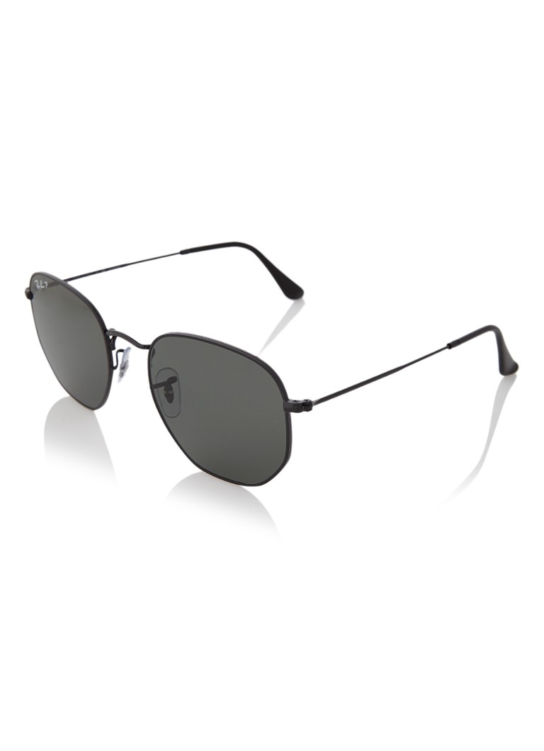 Ray-Ban Aviator Heren Zonnebril gepolariseerd RB3548N Zwart - Deal