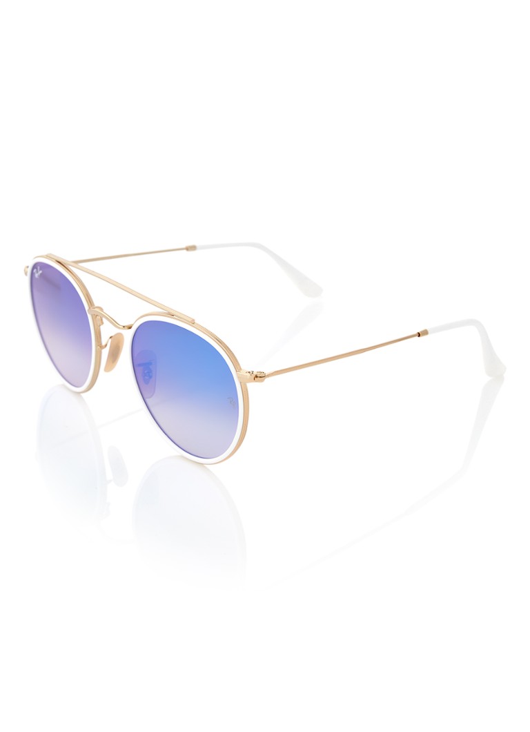 Ray-Ban Retro Heren Zonnebril RB3647N Goud - Deal