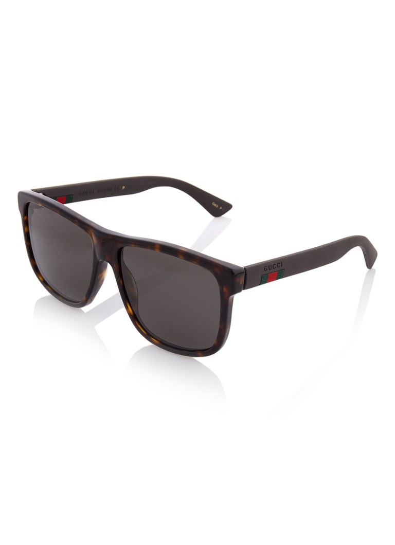 Gucci Wayfarer Heren Zonnebril gepolariseerd GG0010S Bruin