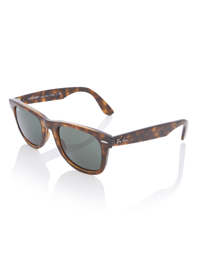 Ray-Ban Wayfarer Heren Zonnebril Wayfarer RB4340 Donkerbruin - Deal