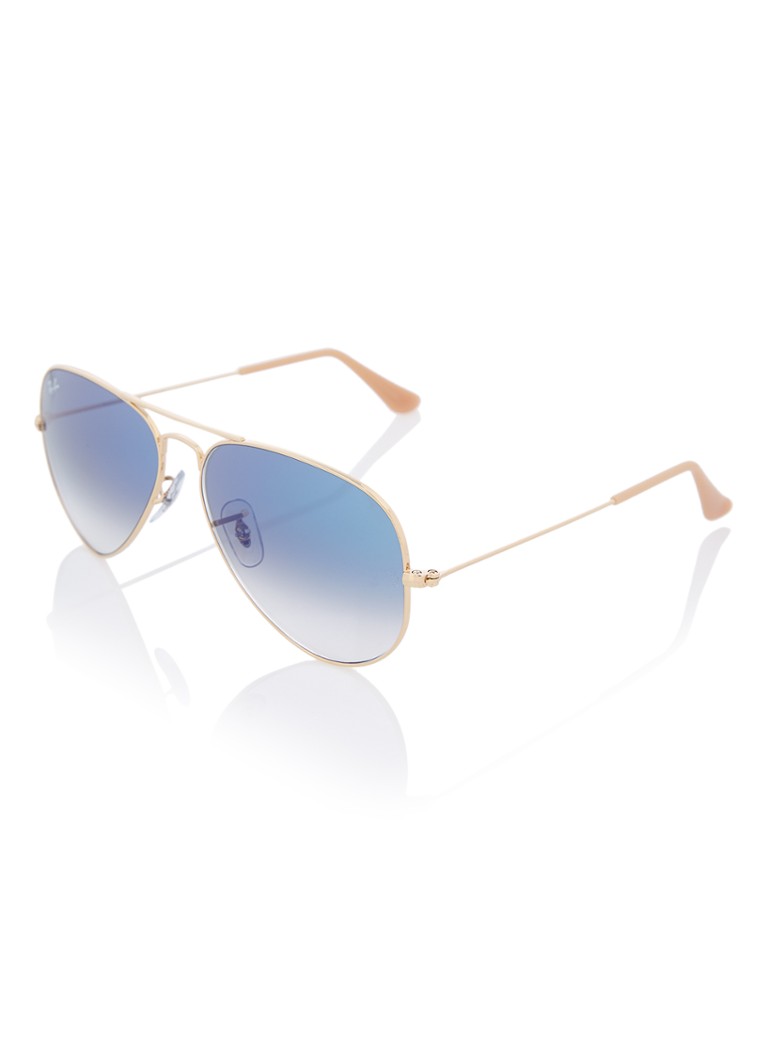Ray-Ban Aviator Heren Zonnebril RB3025 Blauw - Deal
