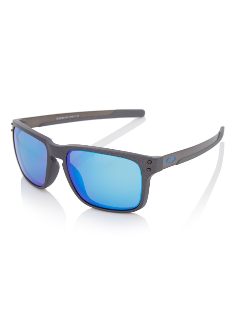 Oakley Sportieve Heren Holbrook Mix zonnebril gepolariseerd OO9384 Donkergrijs