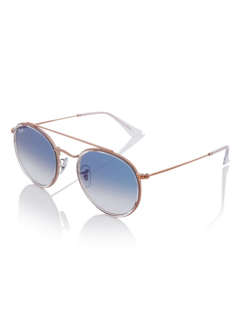 Ray-Ban Retro Heren Zonnebril RB3647N Roségoud - Deal