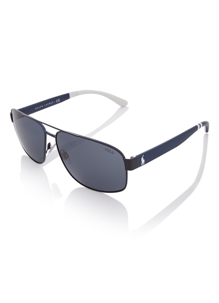 Ralph Lauren Aviator Heren Zonnebril PH3112 Zwart - Deal