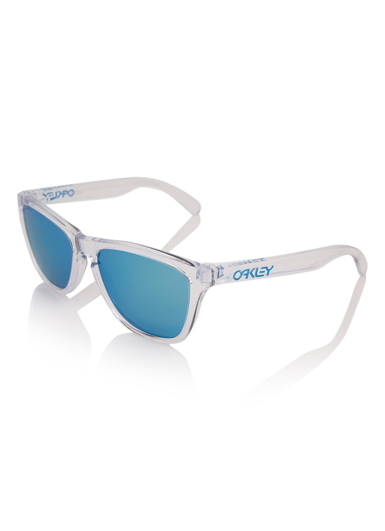Oakley Sportieve Heren Frogskins zonnebril OO9013 Wit - Deal