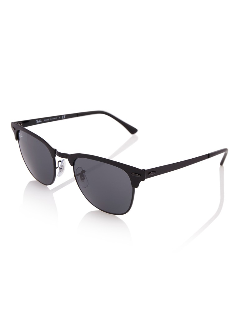 Ray-Ban Wayfarer Heren Clubmaster zonnebril RB3716 Zwart - Deal