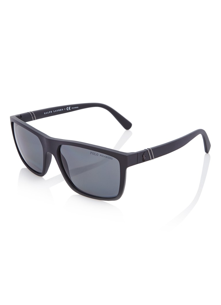 Ralph Lauren Wayfarer Heren Zonnebril gepolariseerd PH4133 Zwart - Deal