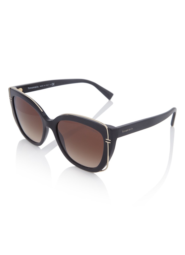 Tiffany & Co. Cat Eye Dames Cat Eye zonnebril TF4148 Zwart