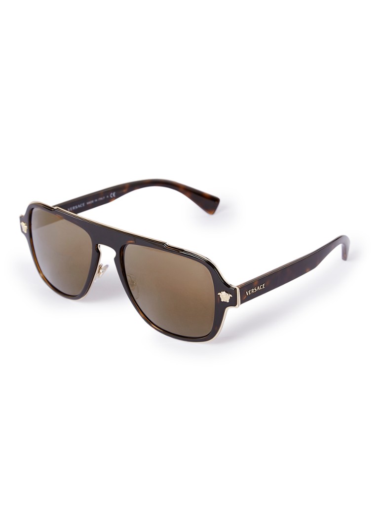 Versace Wayfarer Heren Wayfarer zonnebril VE2199 Donkerbruin - Deal