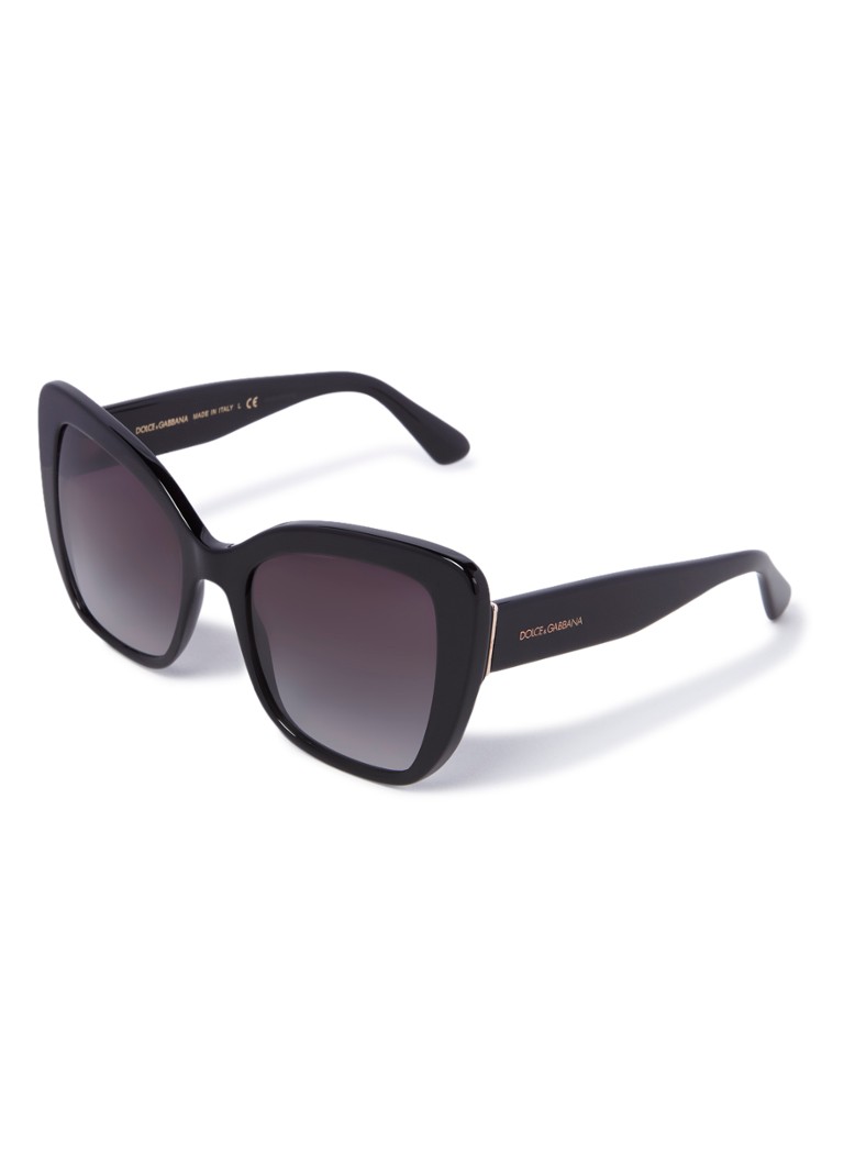 Dolce & Gabbana Cat Eye Dames Cat Eye zonnebril DG4348 Zwart