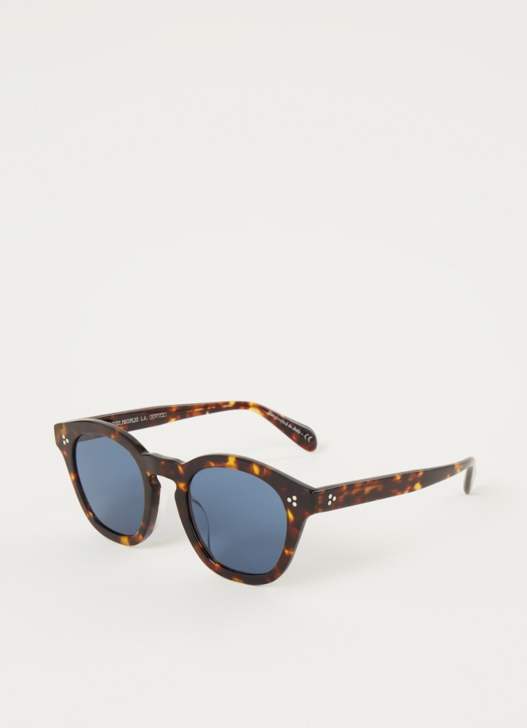 Oliver Peoples Wayfarer Heren Boudreau L.A zonnebril OV5382SU Donkerbruin - Deal