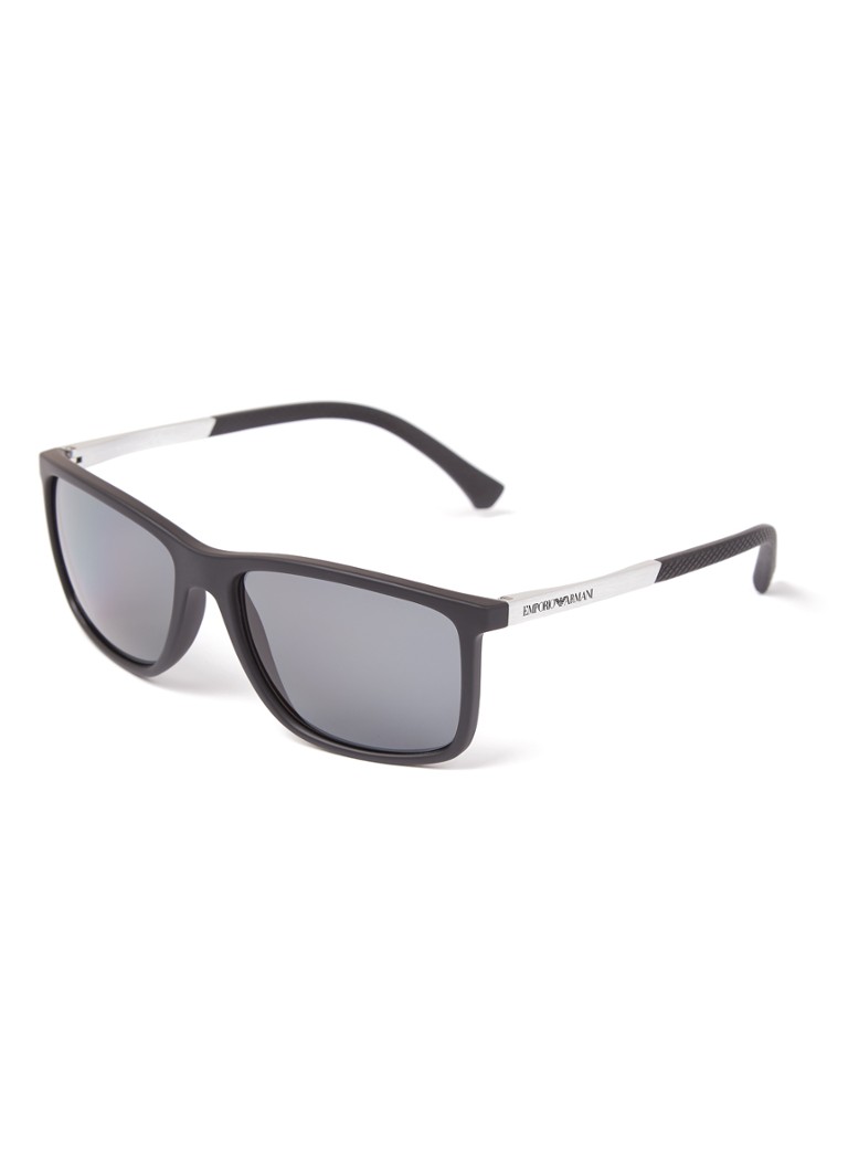 Armani Retro Heren Zonnebril gepolariseerd EA4058 Zwart - Deal