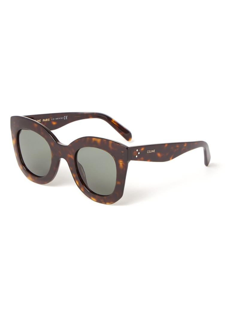 Celine Retro Dames Marta zonnebril CL4005IN Donkerbruin